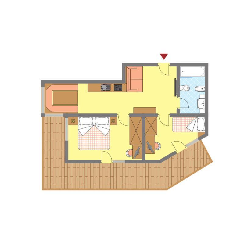 Pera Ciaslat Apartment Колфоско Екстериор снимка